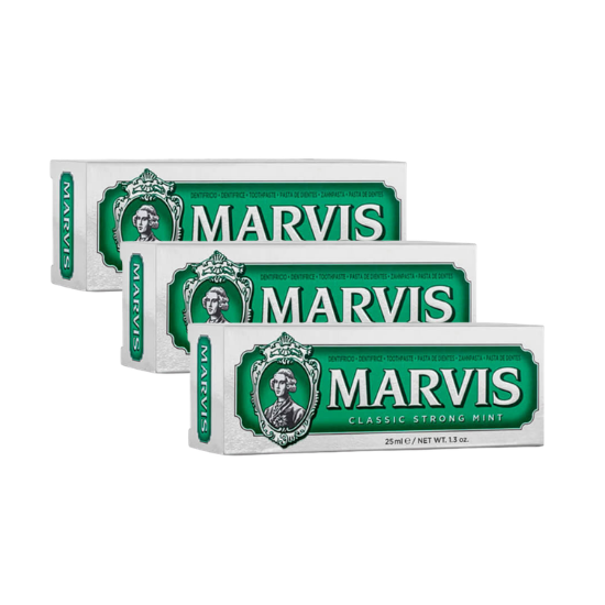 Marvis Tandpasta Classic Strong Mint – 3 x 25 ml