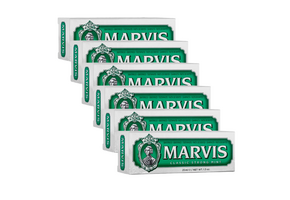 Marvis Tandpasta Classic Strong Mint – 6 x 25 ml
