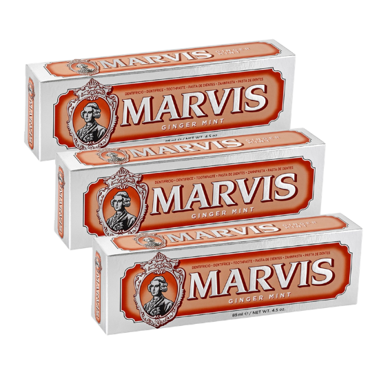 Marvis Tandpasta Ginger Mint - 3 x 85 ml