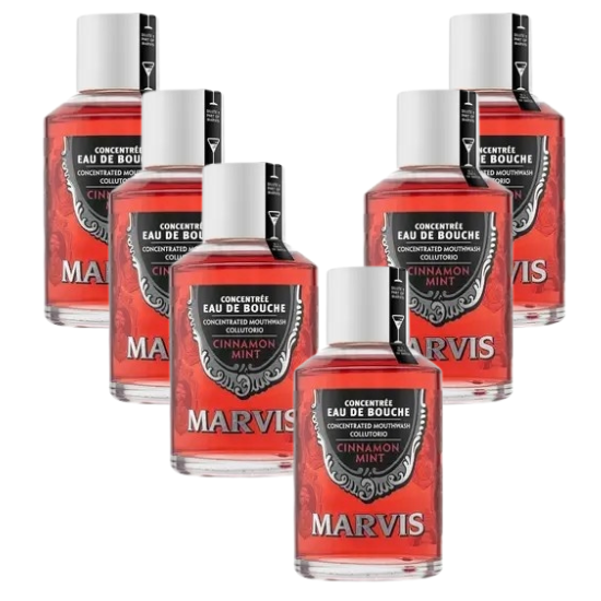 Marvis Mondwater Cinnamon Mint - 6 x 120 ml