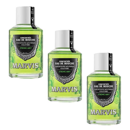 Marvis Mondwater Strong Mint - 3 x 120 ml