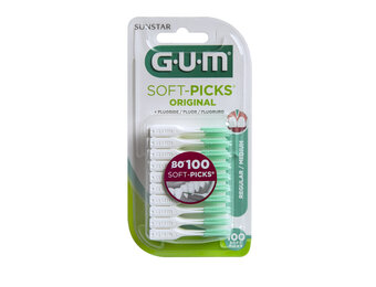 1x GUM Soft-Picks Original Regular 100 stuks