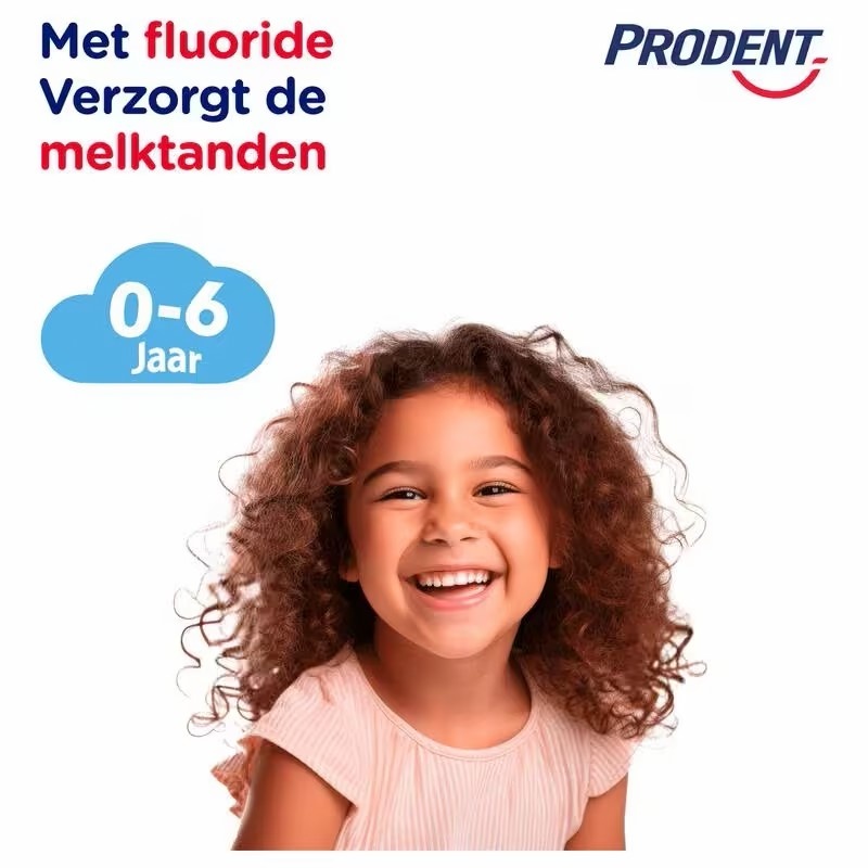 Prodent Kids 0-6 Jaar Tandpasta | 75 ml | Aardbeiensmaak & Bescherming Tegen Gaatjes