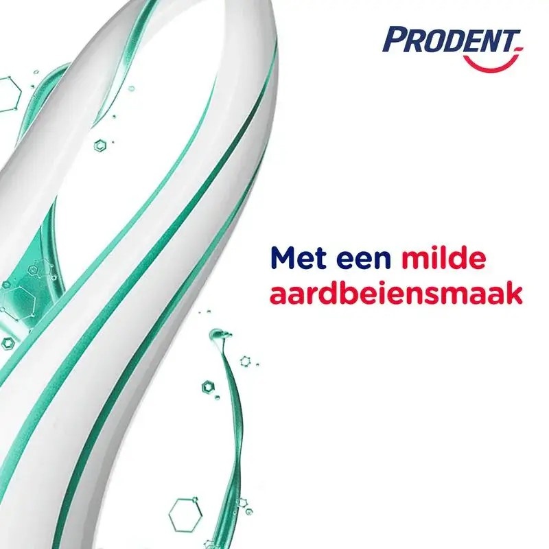 Prodent Kids 0-6 Jaar Tandpasta | 75 ml | Aardbeiensmaak & Bescherming Tegen Gaatjes