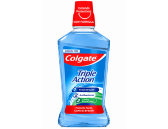 Colgate Triple Action Mondwater | 500 ml | Frisse Adem & Glazuurbescherming