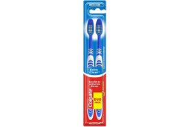 Colgate Extra Clean Tandenborstel | Medium | 2 stuks | Dagelijkse Reiniging