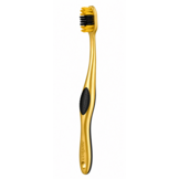 Colgate 360 Charcoal Gold Tandenborstel | Soft | 1 stuk | Houtskool borstelhare