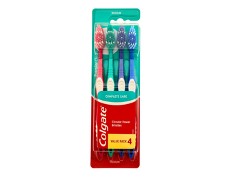 Colgate Premier Clean Tandenborstel Medium | 4 stuks | Complete Care