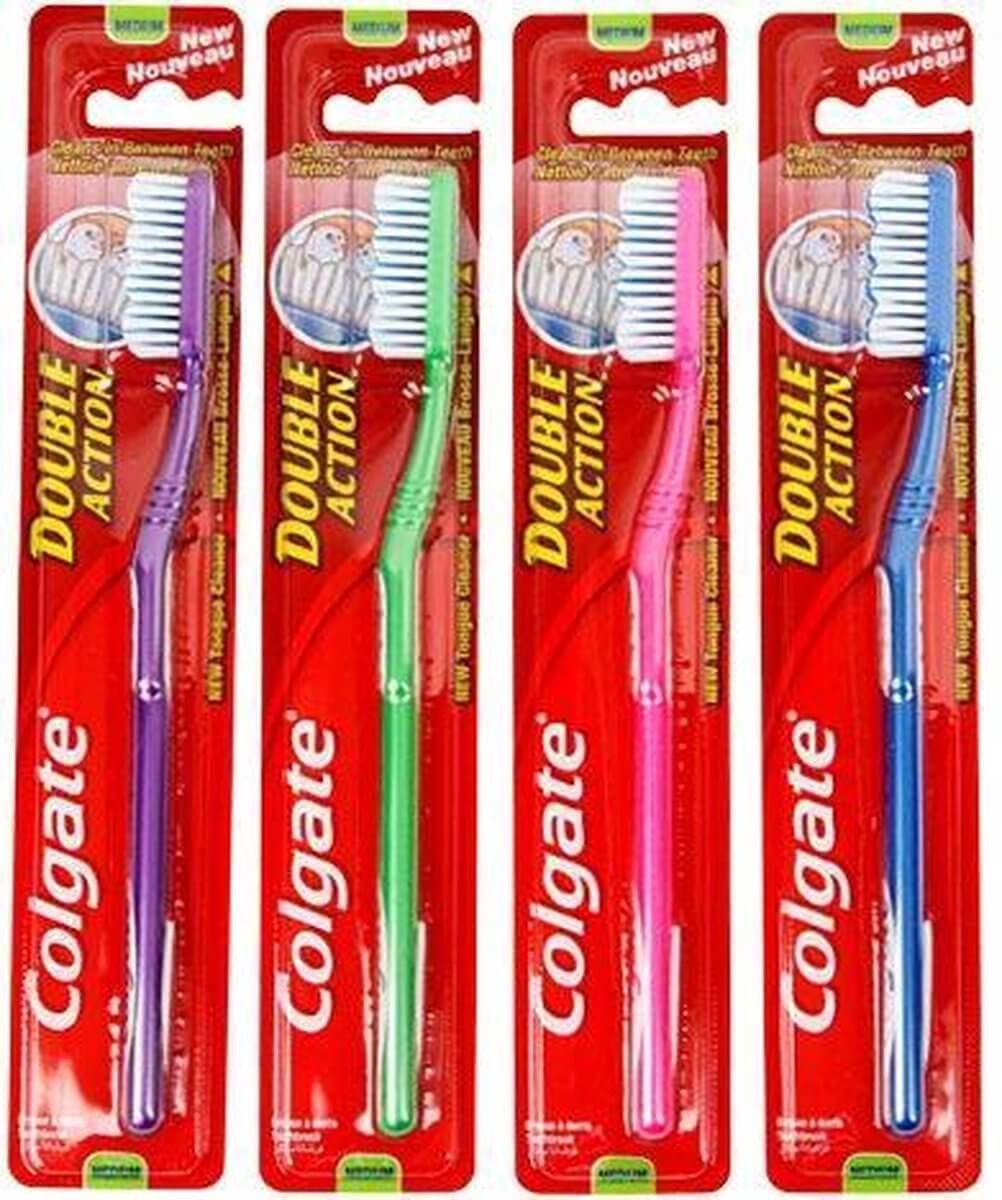 Colgate Double Action Tandenborstel | Medium | 1 stuk