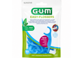 GUM Easy Flossers Cool Mint Floss Picks | 50 stuks | Met Fluoride & Extra Sterke Floss