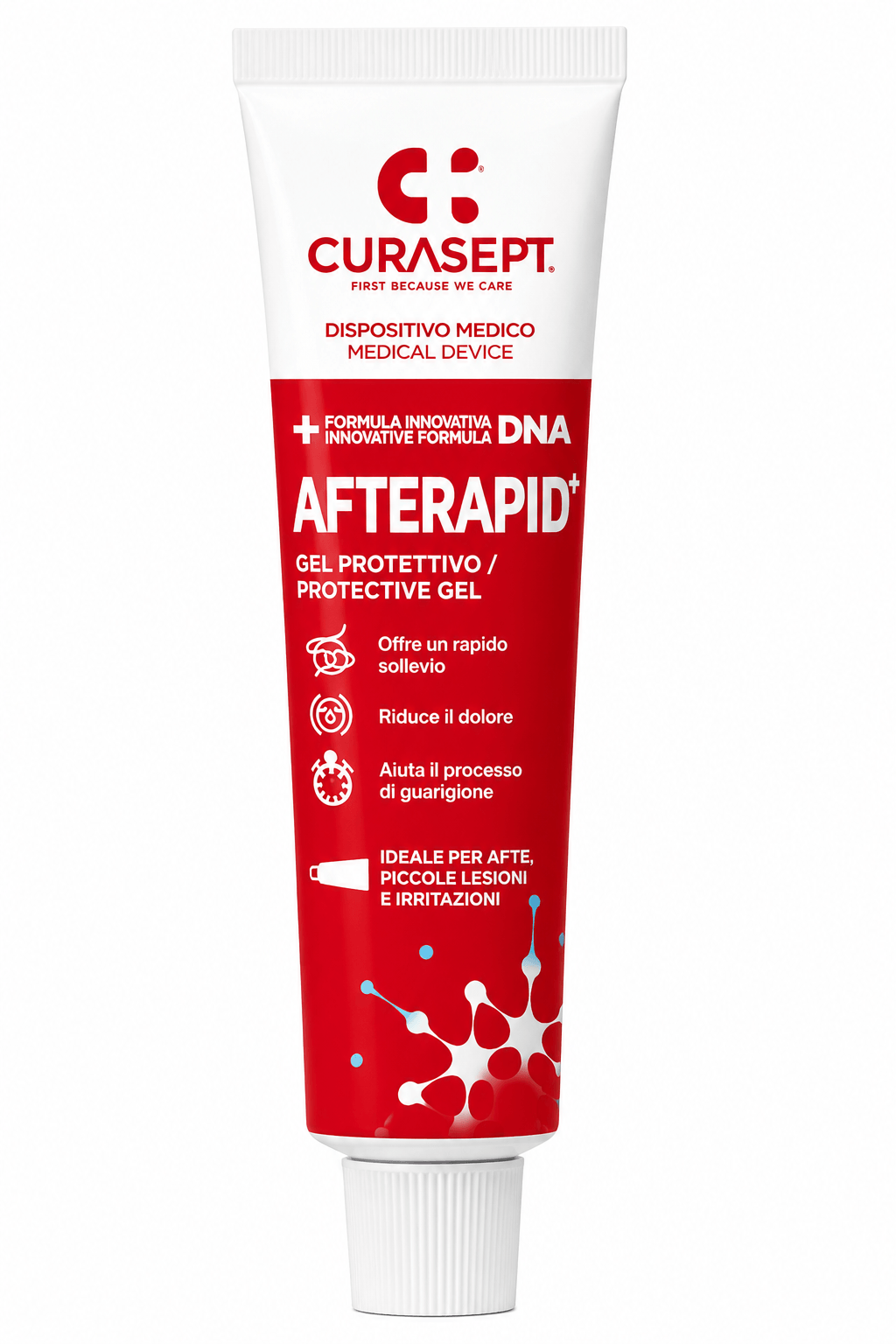 Curasept AfteRapid Beschermende Gel – 10 ml – Bij Aften & Mondzweertjes