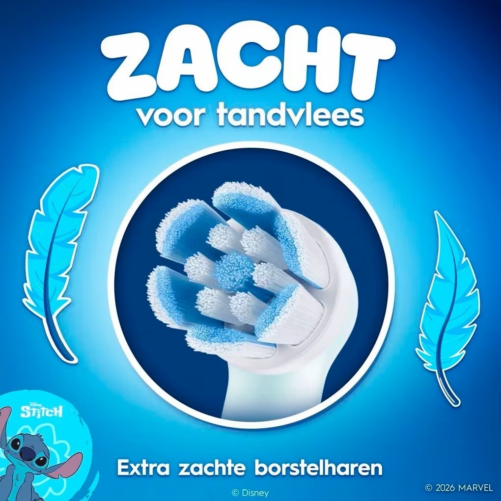 Oral-B iO Kids Disney Stitch Opzetborstels | 2 stuks | 6+ Jaar