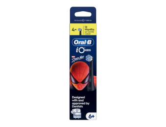 Oral-B iO Kids Marvel Spider-Man Opzetborstels | 4 stuks | 6+ Jaar