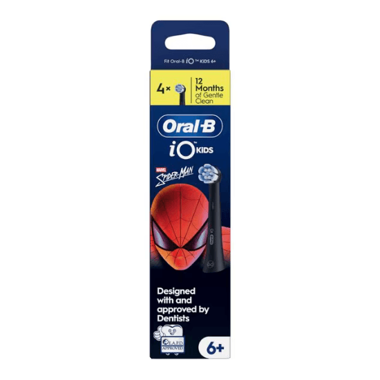Oral-B iO Kids Marvel Spider-Man Opzetborstels | 4 stuks | 6+ Jaar