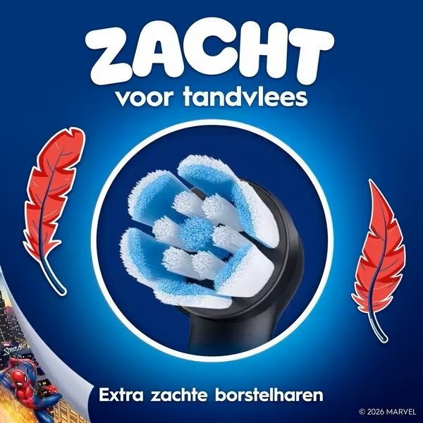 Oral-B iO Kids Marvel Spider-Man Opzetborstels | 4 stuks | 6+ Jaar