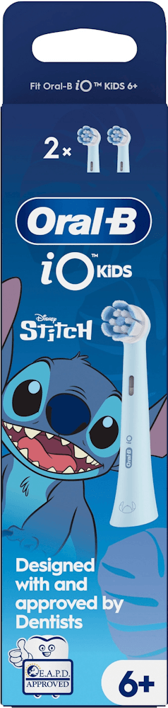Oral-B iO Kids Disney Stitch Opzetborstels | 2 stuks | 6+ Jaar