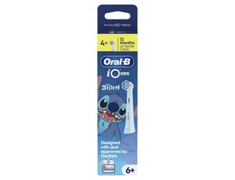 Oral-B iO Kids Disney Stitch Opzetborstels | 4 stuks | 6+ Jaar