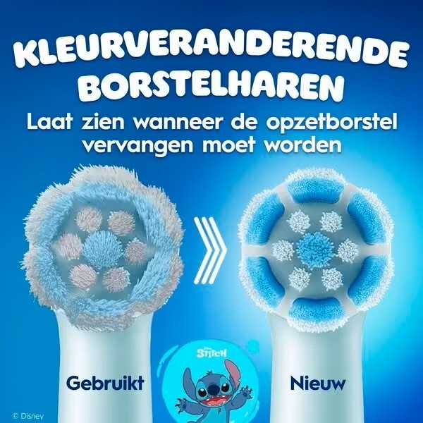 Oral-B iO Kids Disney Stitch Opzetborstels | 4 stuks | 6+ Jaar