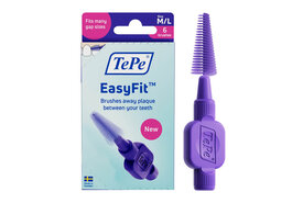 TePe EasyFit Interdentale Ragers Maat M/L Paars | 3,5 mm | 8 mm | 6 stuks