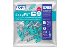 TePe EasyFit Interdentale Ragers Maat S/M Blauw (Turquoise) | 2,5 mm | 6 mm | 20 stuks