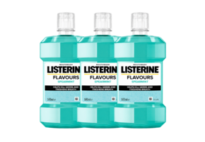 Listerine Spearmint Mondwater | 3 x 500 ml | Frisse Adem