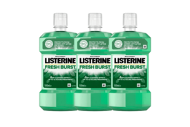Listerine Fresh Burst Mondwater | 3 x 500 ml | Tegen Tandplak