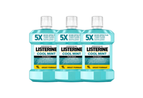 Listerine Cool Mint Mild Mondwater | 3 x 1000 ml | Milde Frisheid