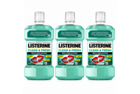 Listerine Clean & Fresh Mondwater | 3 x 500 ml | Frisse Adem