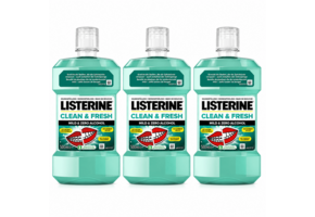 Listerine Clean & Fresh Mondwater | 3 x 500 ml | Frisse Adem