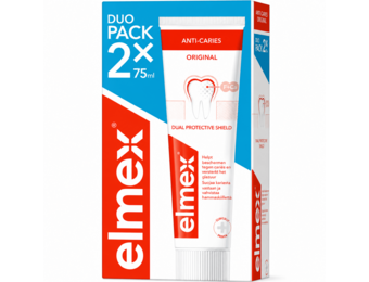 Elmex Anti-Cariës Original Tandpasta | 2 x 75 ml | Bescherming Tegen Cariës