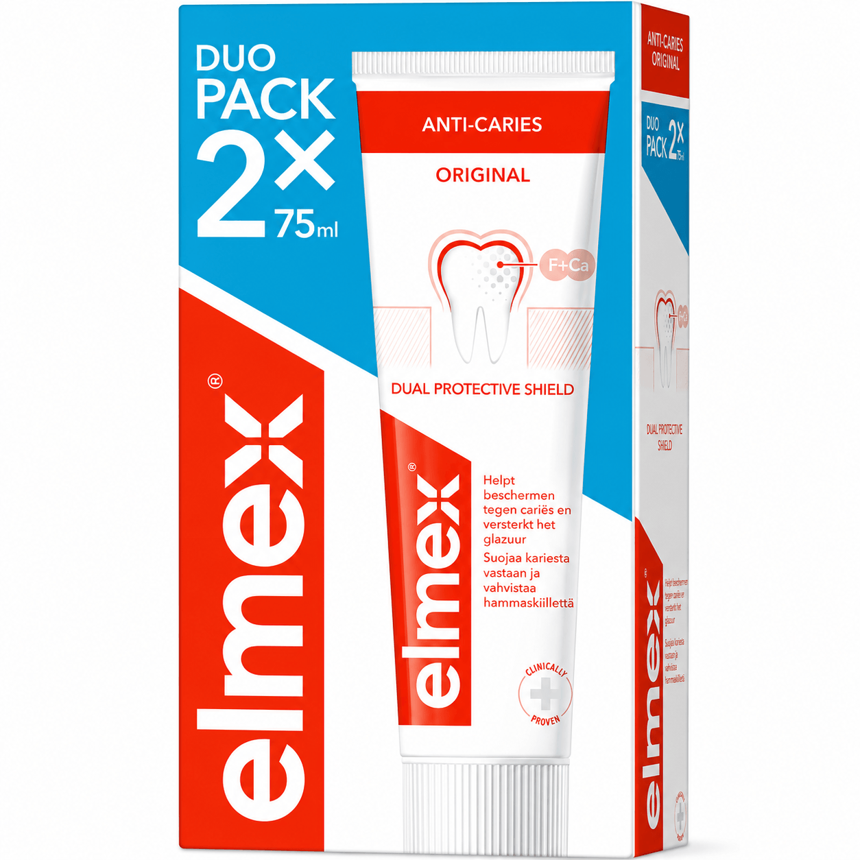 Elmex Anti-Cariës Original Tandpasta | 2 x 75 ml | Bescherming Tegen Cariës
