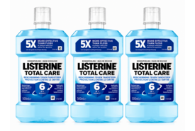 Listerine Total Care Mondwater | 3 x 500 ml  | Bescherming Tegen Tandsteen