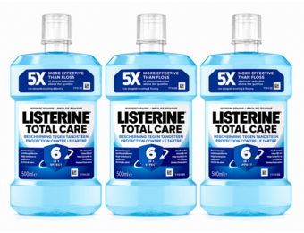 Listerine Total Care Mondwater | 3 x 500 ml  | Bescherming Tegen Tandsteen