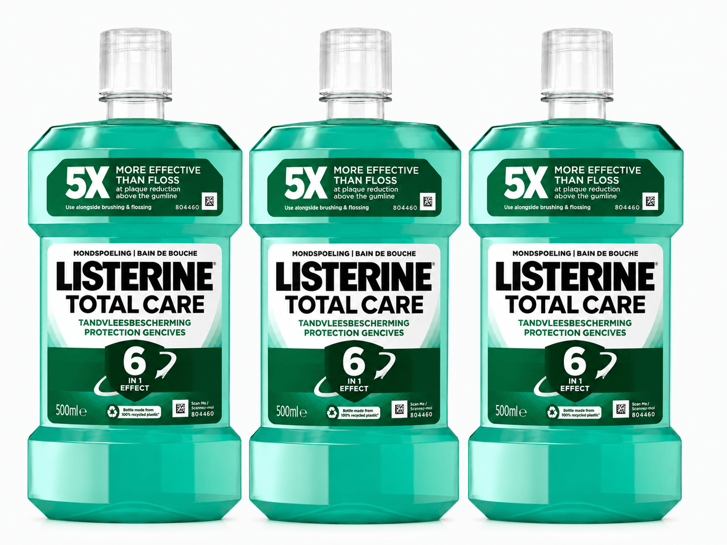 Listerine Total Care Mondwater - 3 x 500 ml - Tandvleesbescherming
