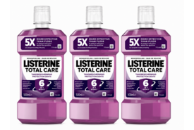 Listerine Total Care Mondwater | 3 x 500 ml | 6-in-1 Mondverzorging & Tandbescherming