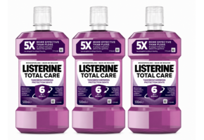 Listerine Total Care Mondwater | 3 x 500 ml | 6-in-1 Mondverzorging & Tandbescherming