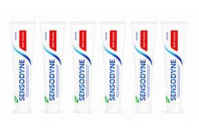 Sensodyne Anti-Caries Tandpasta | 6 x 75 ml | Gevoelige Tanden & Bescherming tegen Gaatjes