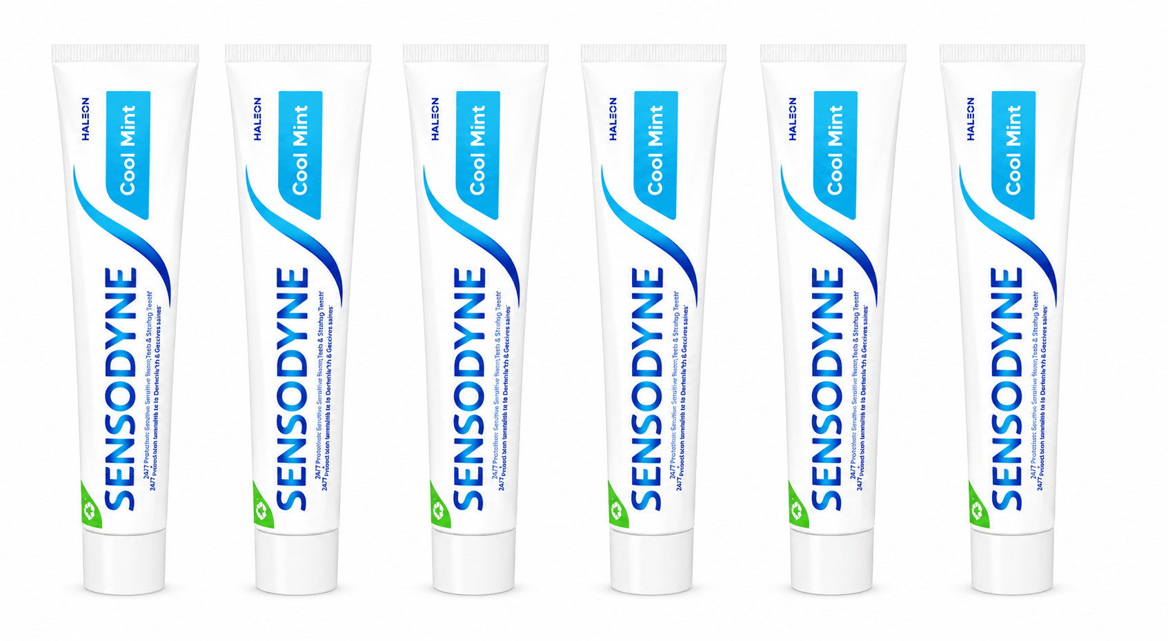 Sensodyne Cool Mint Tandpasta | 6 x 75 ml | Gevoelige Tanden & Frisse Adem