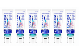 Sensodyne Clinical White Enamel Strengthening Tandpasta | 6 x 75 ml | Gevoelige Tanden & Glazuurversterking