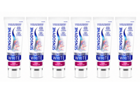 Sensodyne Clinical White Stain Protector Tandpasta | 6 x 75 ml | Gevoelige Tanden & Vlekbescherming