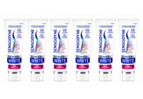 Sensodyne Clinical White Stain Protector Tandpasta | 6 x 75 ml | Gevoelige Tanden & Vlekbescherming