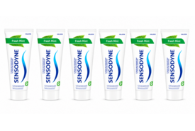 Sensodyne Fresh Mint Tandpasta | 6 x 75 ml | Gevoelige Tanden & Frisse Adem
