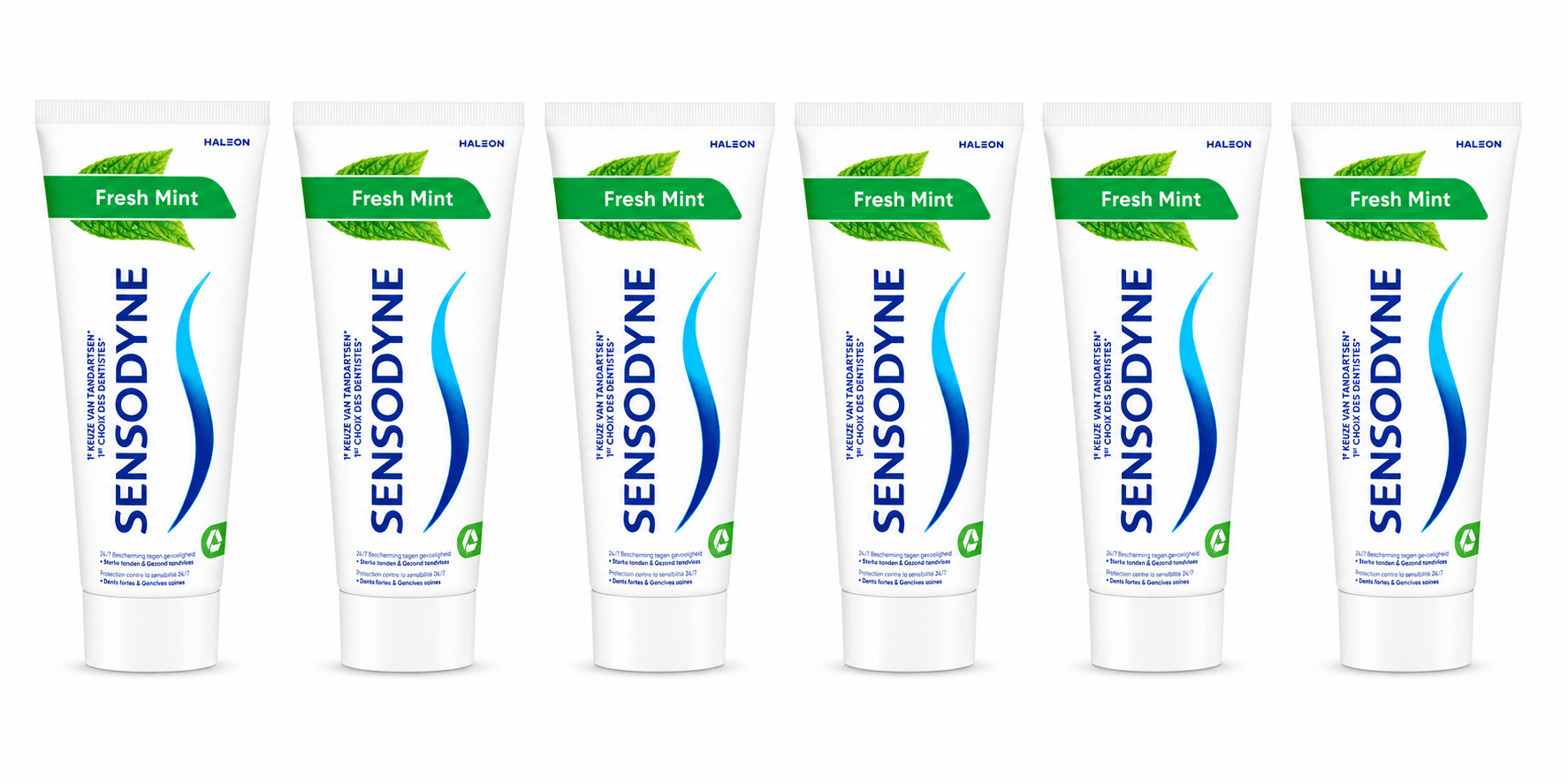Sensodyne Fresh Mint Tandpasta | 6 x 75 ml | Gevoelige Tanden & Frisse Adem