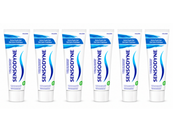 Sensodyne Extra Fresh Gel Tandpasta | 6 x 75 ml | Gevoelige Tanden & Extra Frisse Adem
