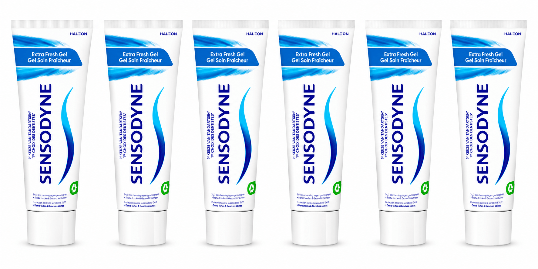 Sensodyne Extra Fresh Gel Tandpasta | 6 x 75 ml | Gevoelige Tanden & Extra Frisse Adem