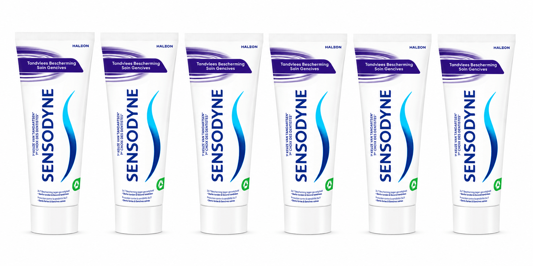 Sensodyne Tandvlees Bescherming Tandpasta | 6 x 75 ml | Gevoelige Tanden & Gezond Tandvlees