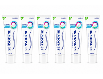 Sensodyne Complete Protection+ Cool Mint Tandpasta | 6 x 75 ml | Gevoelige Tanden & Complete Mondverzorging