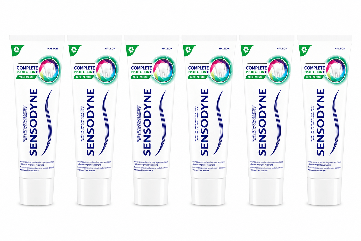Sensodyne Complete Protection+ Fresh Breath Tandpasta | 6 x 75 ml | Gevoelige Tanden & Frisse Adem