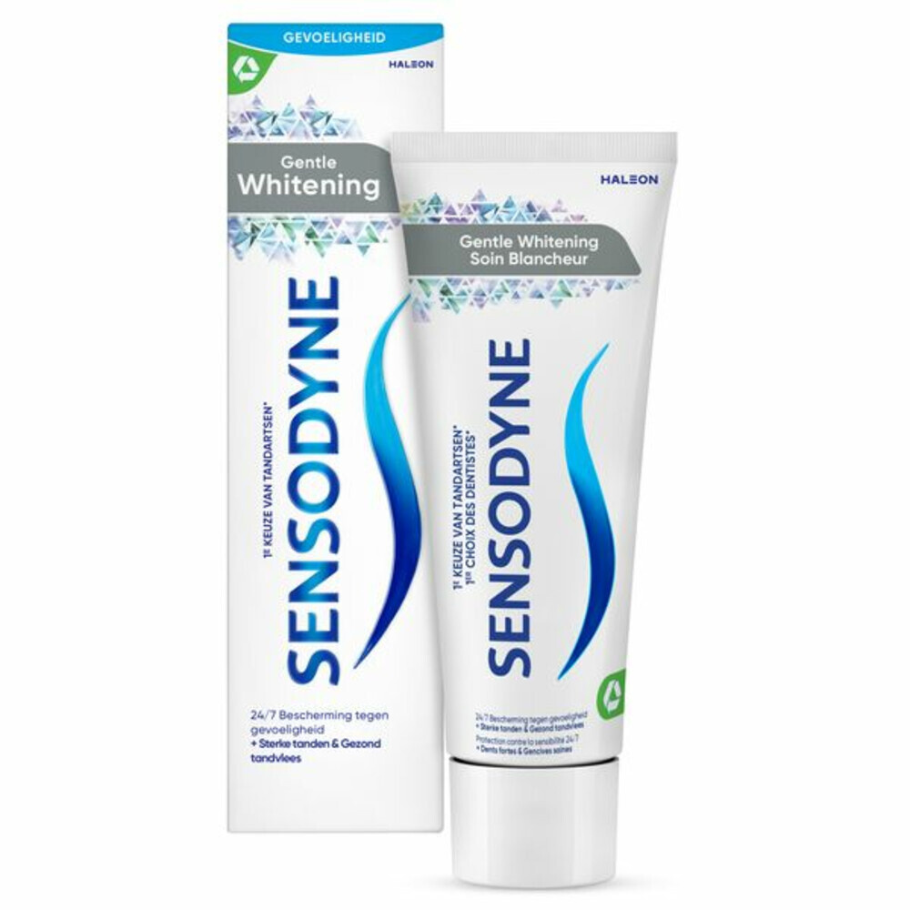 Sensodyne Gentle Whitening Tandpasta | 6 x 75 ml | Gevoelige Tanden & Milde Whitening