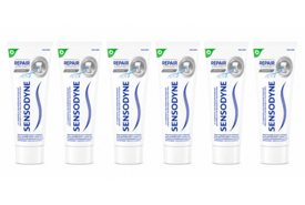 Sensodyne Repair & Protect Whitening Tandpasta | 6 x 75 ml | Gevoelige Tanden & Wittere Tanden